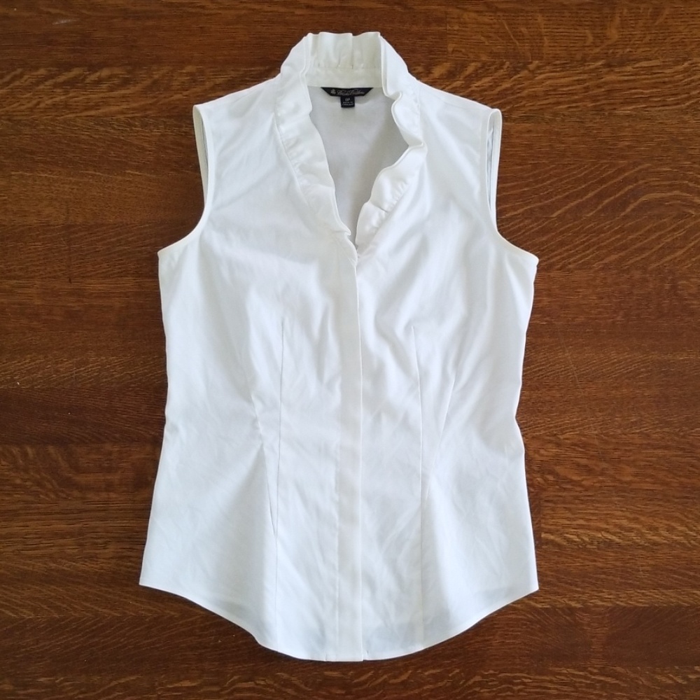 Brooks Brothers Petite Non-Iron Sleeveless Top